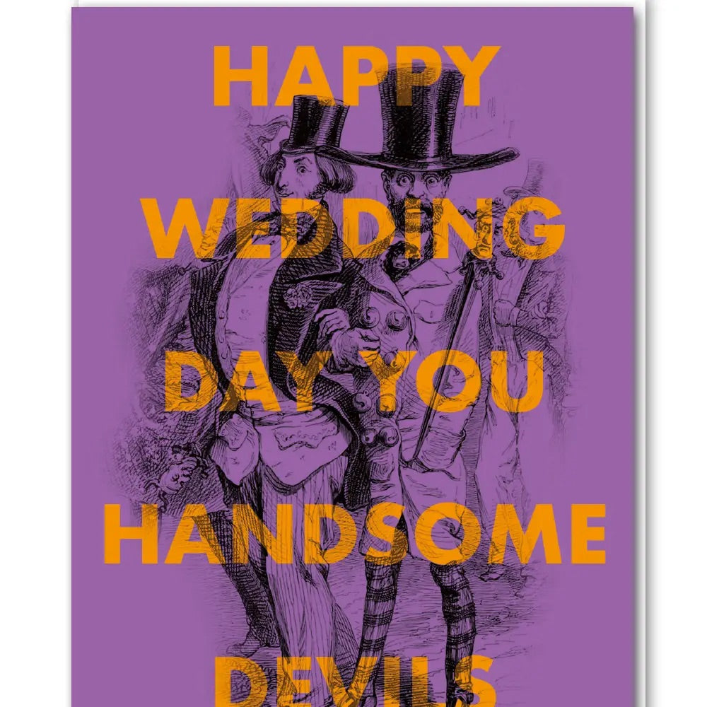 Handsome Devils Wedding Card