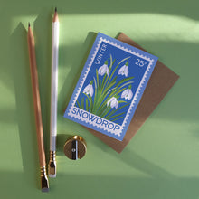 Snowdrop Greetings Card