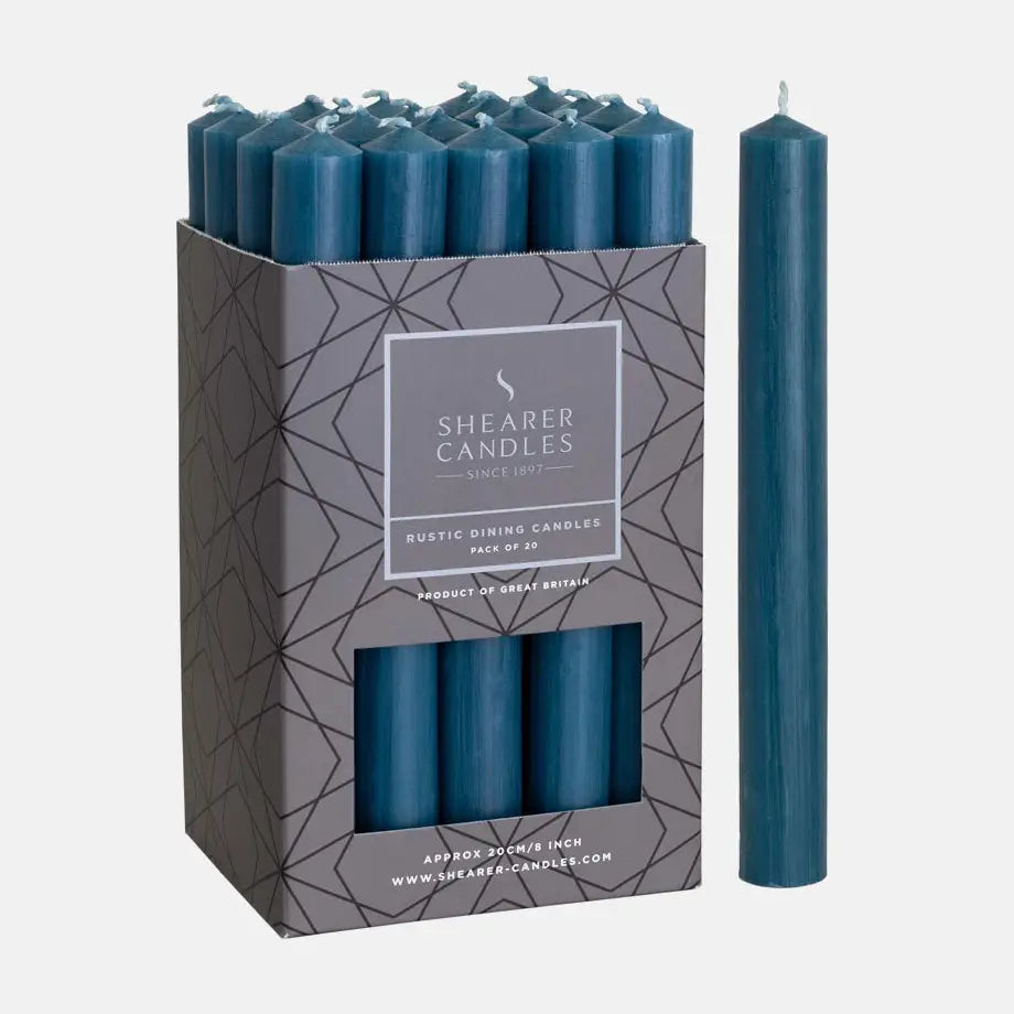 Coloured 8 Inch Pillar Candles