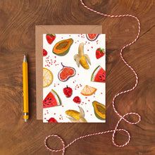 Fruits Pattern Greeting Card
