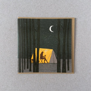 Wild Camping Greeting Card