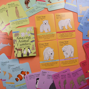 Amazing Animal Families Card Game