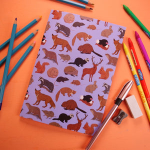 British Mammals A5 Notebook