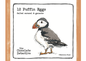 12 Chocolate Puffin Eggs