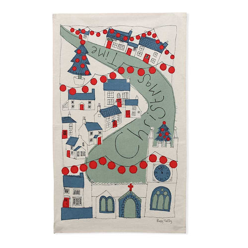 Christmas Time Tea Towel