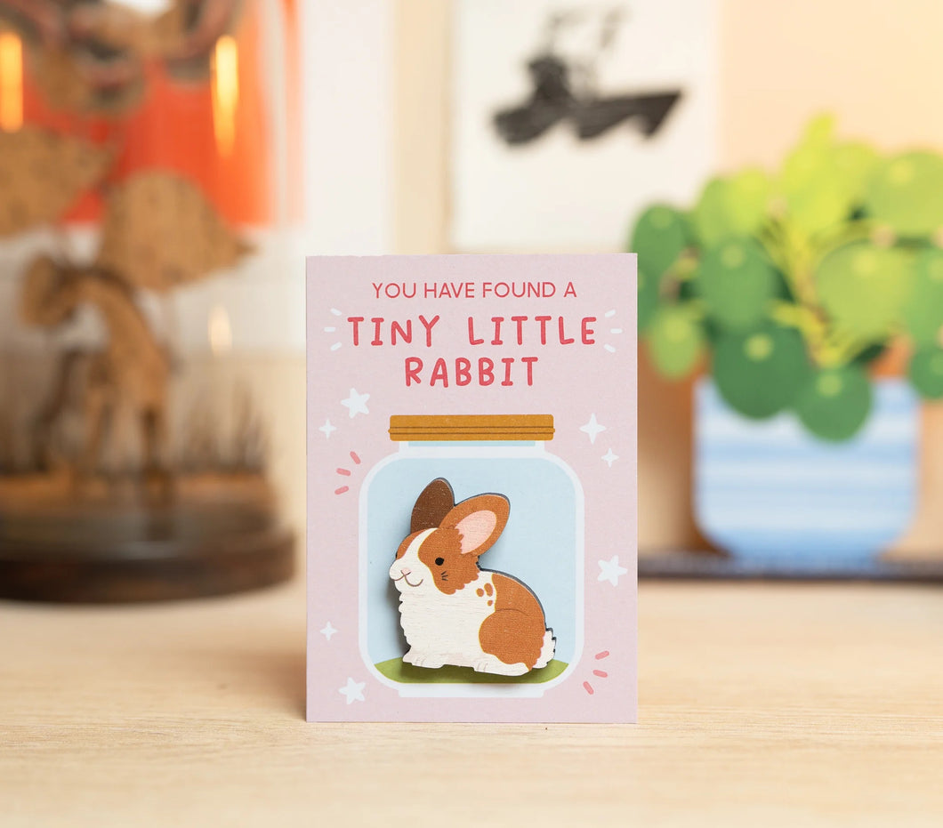 Little Rabbit Pin Badge