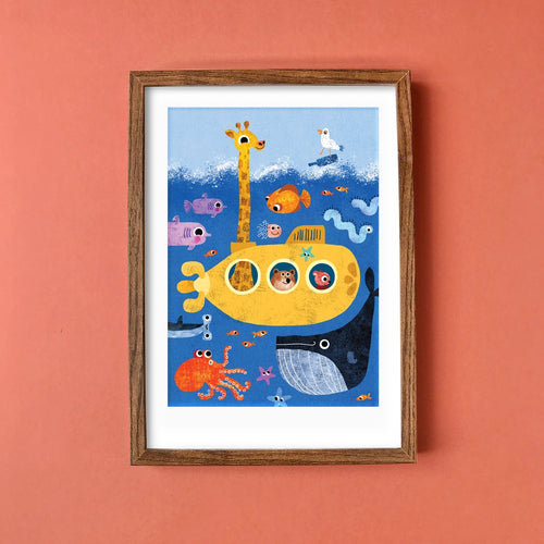 Submarine A4 Print