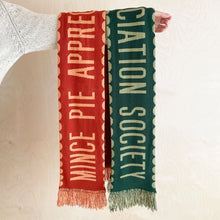 Mince Pie Appreciation Society Scarf