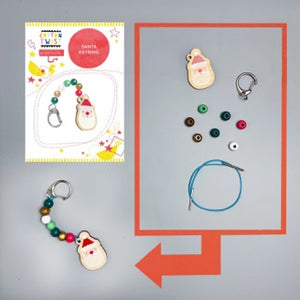 Make Your Own Santa Claus Keyring Kit