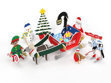 Santa Midnight Sleigh Ride Playset