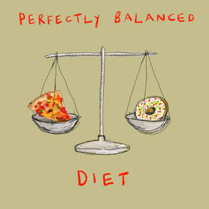 Perfectly Balance Diet Greeting Card