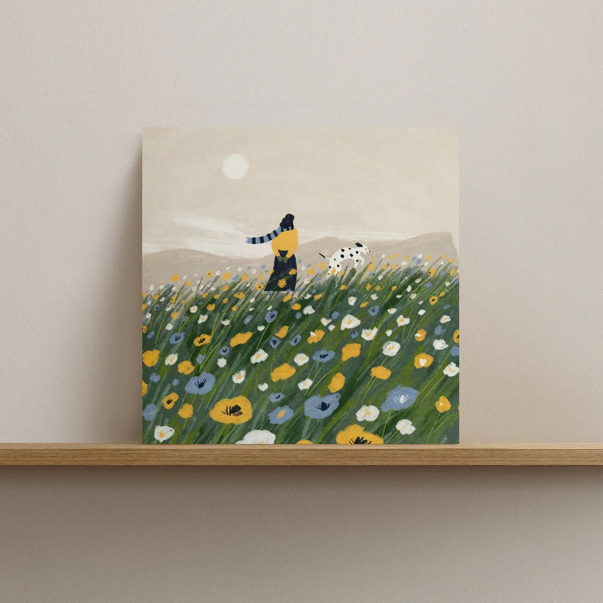 Spring Walk Greeting Card