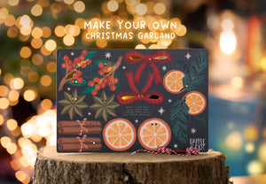 Spiced Orange Christmas Garland Kit