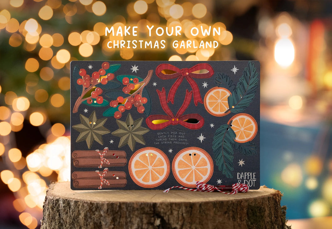 Spiced Orange Christmas Garland Kit