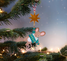 Mouse And Star Christmas Decoration