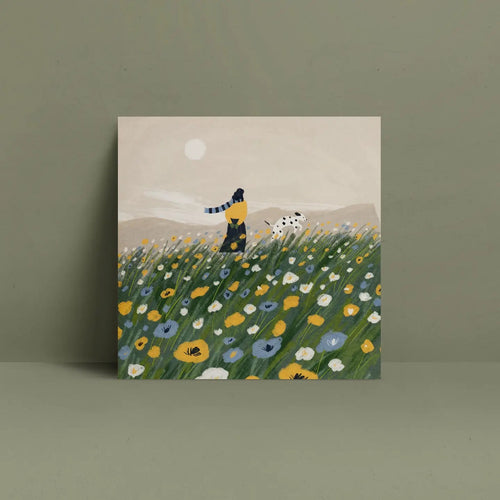 Spring Walk Greeting Card