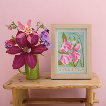A5 Sweet Pea Print
