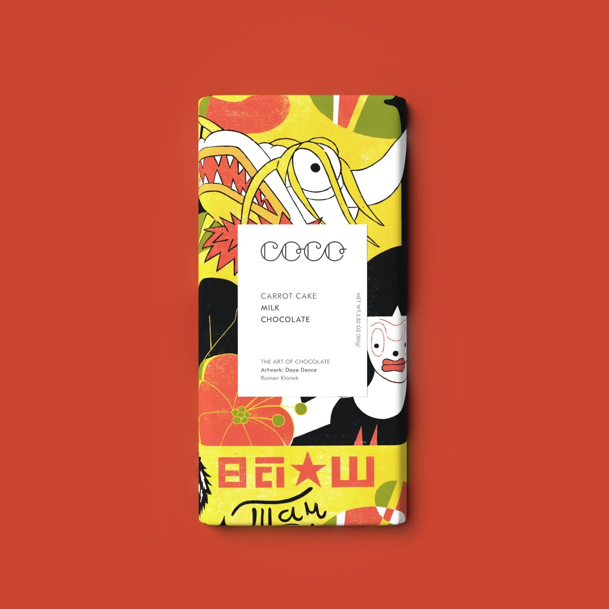 Carrot Cake Milk Chocolate Bar 80g