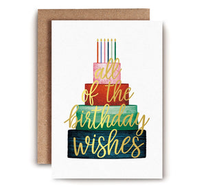 All The Birthday Wishes Card