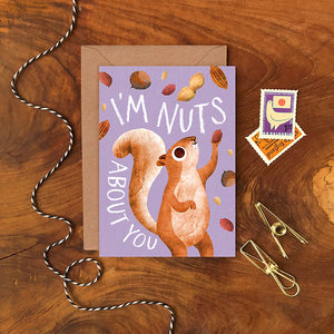 Nuts About You Greeting Card