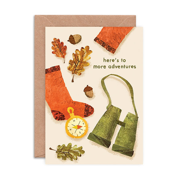 More Adventures Greeting Card