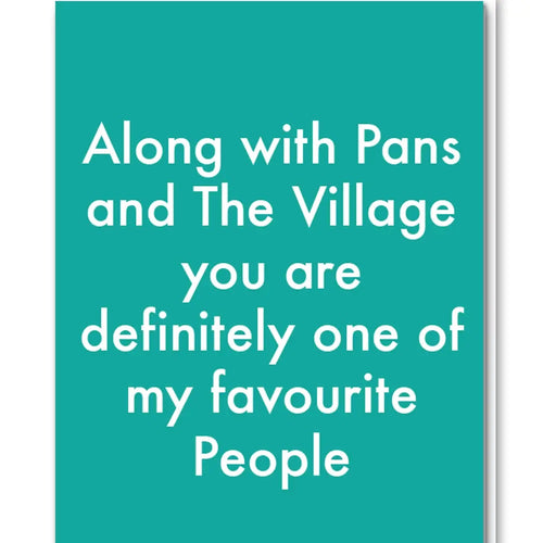 Favourite People Card