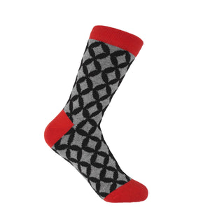 Black Mosaic Women’s Recycled Socks
