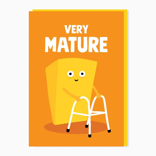 Very Mature Birthday Card