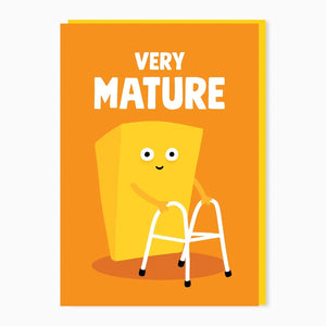 Very Mature Birthday Card