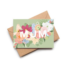 Mum Floral Bouquet, Pink, Peach and Blue