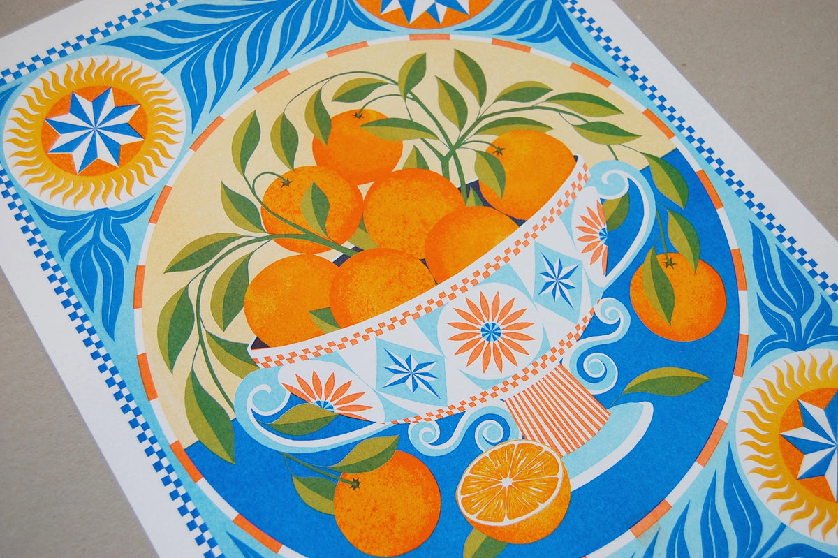 A3 Orange Bowl Print