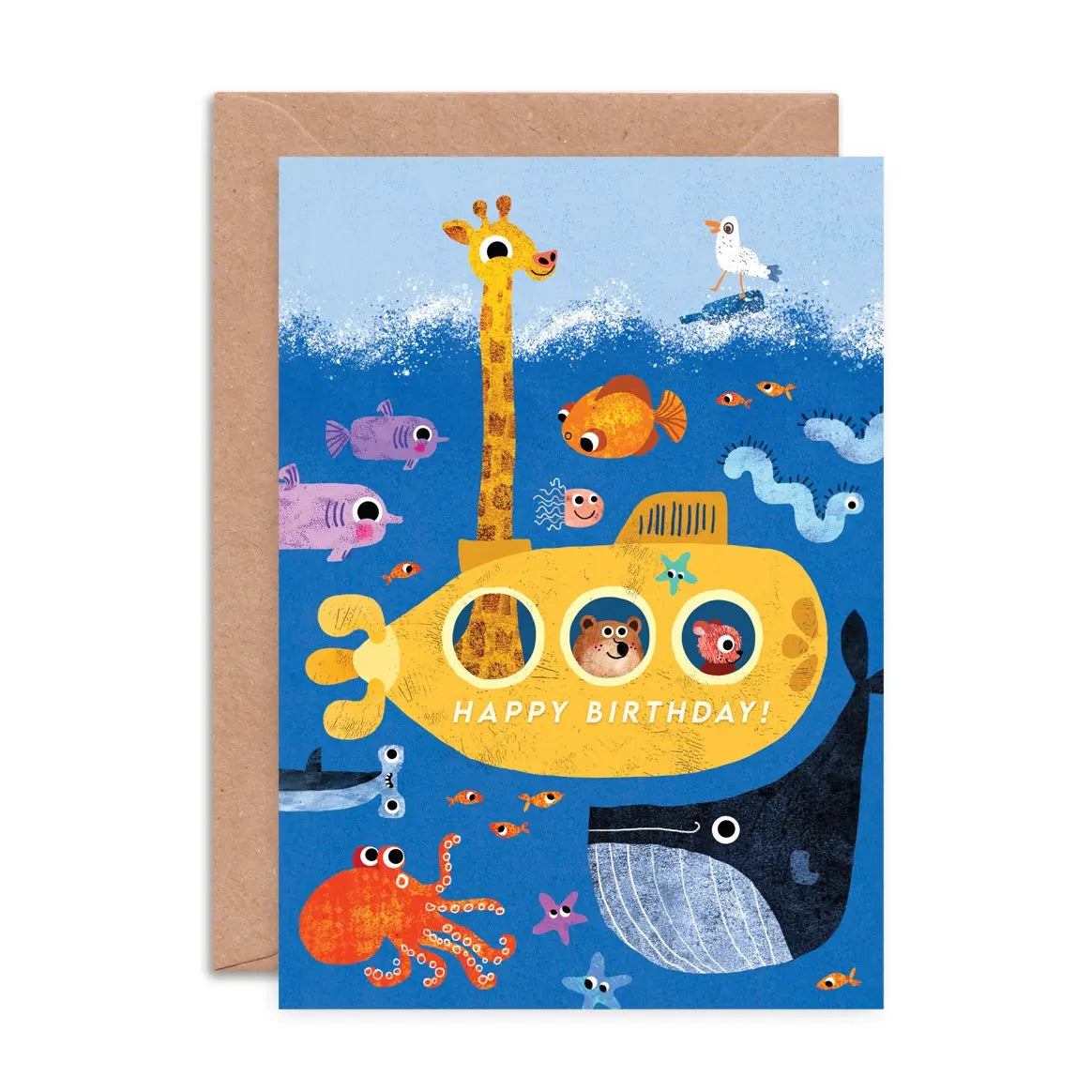 Submarine Birthday Card