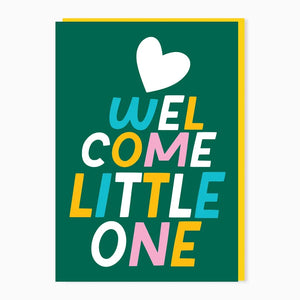 Welcome Little One, New Baby Card