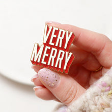 Very Merry Pin Badge