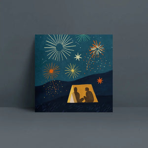 Fireworks Greeting Card