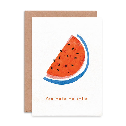 You Make Me Smile Greeting Card