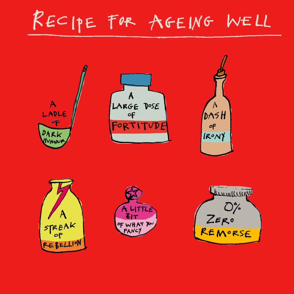 Recipe For Ageing Well Birthday Card