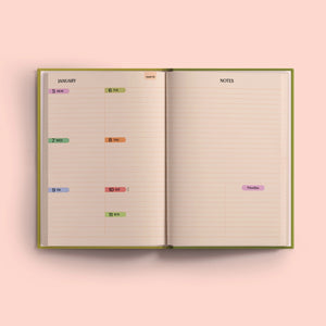 2026 Week To View Diary, Geo Berry Design