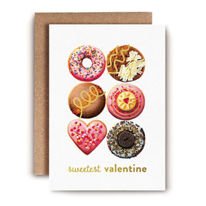 Sweetest Valentine Doughnuts Card