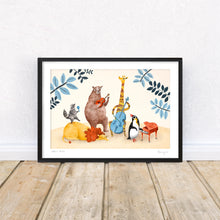 Animal Musicians A4 Print