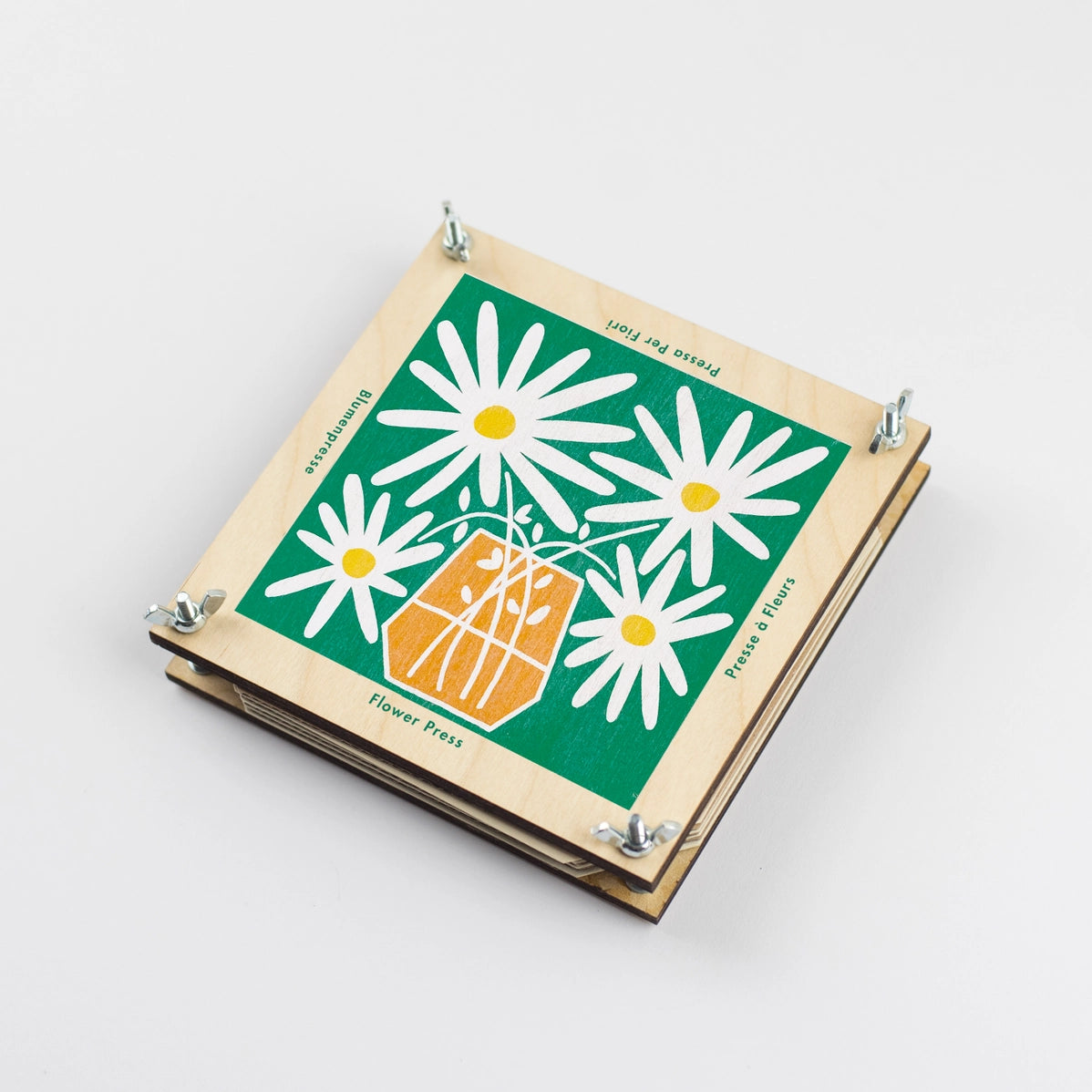 Daisy Print Flower Press