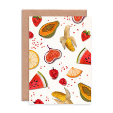Fruits Pattern Greeting Card