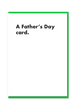 A Father's Day Card