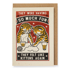 Kittens Again Greeting Card