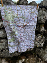 Ashburton & Buckfastleigh Map Tea Towel