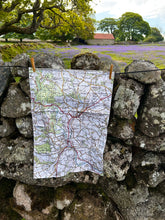 Ashburton & Buckfastleigh Map Tea Towel