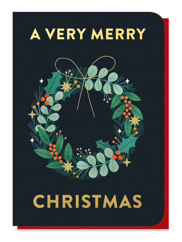 Wreath Christmas Tree Seedstick Card