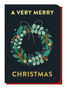 Wreath Christmas Tree Seedstick Card