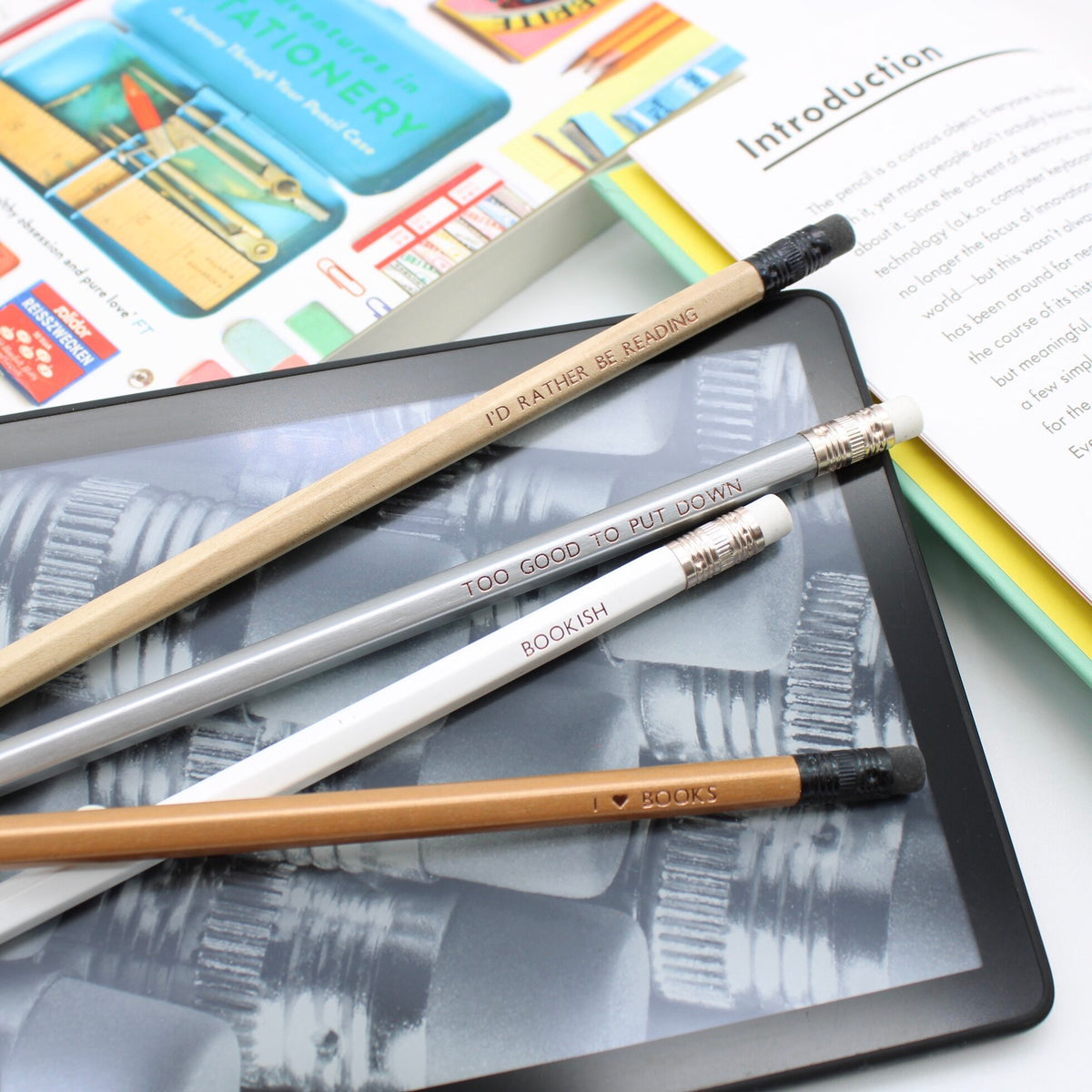 Book Lover Pencil Set