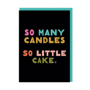 So Many Candles Birthday Card